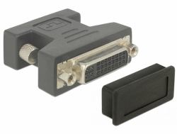 DeLOCK 60160 κάλυμμα πρίζας DVI Μαύρος [Μαύρο] 10 τεμάχια (Delock Dust Cover for DVI female - stÃ¸)