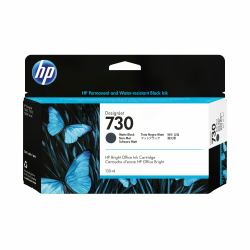 HP 730 130-ml Matte Black DesignJet Ink Cartridge (HP 730 130-ML MATTE BLACK DESIGNJET INK CARTRIDGE)