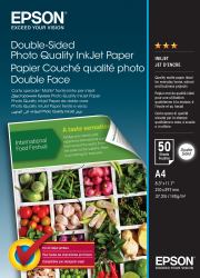 Epson Double-Sided Photo Quality Inkjet χαρτί εκτύπωσης A4 [210x297 mm] Ματ 50 φύλλα (DOUBLE SIDED PAPER A4 50 SHEETS)