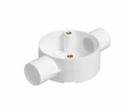 Titan CJB252WT εξάρτημα μικροαγωγών οπτικών ινών (TITAN 25MM 2 WAY THROUGH BOX WHITE)