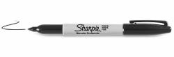 Sharpie Fine Point ανεξίτηλος μαρκαδόρος Λεπτής γραφής Μαύρος [Μαύρο] 12 τεμάχια (Sharpie S0810930 Fine Black Permanent Pens Box of 12)