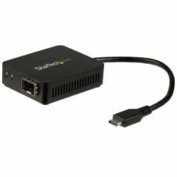 StarTech.com USB-C to Fiber Optic Converter - Open SFP (USB C TO FIBER OPTIC CONVERTER - OPEN SFP GIGABIT FIBER ADAPTER)
