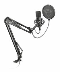 Trust GXT 252+ Emita Plus Μαύρος [Μαύρο] Μικρόφωνο στούντιο (Trust GXT252 EMITA PLUS MICROPHONE)
