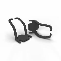PATCHBOX PBCX8K οργανωτής καλωδίων Rack Υποδοχή καλωδίου Μαύρος [Μαύρο] 4 τεμάχια (PATCHBOX PATCHCATCH 4PCS)