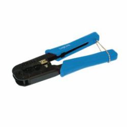 LogiLink WZ0033 πένσα καλωδίων Μαύρος [Μαύρο], Μπλε (Crimping Tool Dual Modular - 8/6P with Cutter - Warranty: 12M)