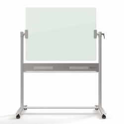 Nobo 1903943 λευκός πίνακας 1200 x 900 mm Γυαλί Μαγνητικό (Nobo 1903943 Diamond Glass Magnetic Mobile Board 1200x900mm)