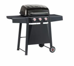 LANDMANN midas 3.0 Grill Φυσικό αέριο Καλάθι Μαύρος [Μαύρο], Ανοξείδωτο ατσάλι (GRILL CHEF MIDAS 3 BURNER GAS BBQ)