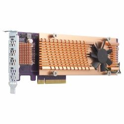QNAP QM2-4P-384 κάρτα διεπαφής/προσαρμογέας Εσωτερικός PCIe (Quad M.2 PCIe SSD expansion card supports up to four M.2 2280 formfactor M.2 PCIe [Gen3 x4] SSDs PCIe...