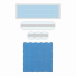 DICOTA D30194 αυτοκόλλητη ετικέτα Ορθογώνιο παραλληλόγραμμο Διαφανής (Corner Fixation Kit for - Side-Mounted Filter - Warranty: 24M)