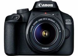 Canon EOS 4000D + EF-S 18-55mm III Κιτ φωτογραφικής μηχανής SLR 18 MP 5184 x 3456 εικονοστοιχεία Μαύρος [Μαύρο] (EOS 4000D Kit + EF-S 18-55 - DC III)