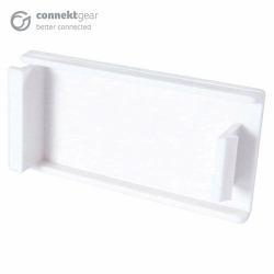 CONNEkT Gear 20-0011 διακόπτης & εξωτερικό κάλυμμα Λευκός [Άσπρος] (AV SNAP-IN PLATE 25X50 WHITE - X 50MM - WHITE)