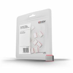 Lindy 40437 τάπα θύρας USB Type-C Ροζ 10 τεμάχια (USB TYPE C PORT BLOCKERS - 9WITHOUT KEY]-PACK OF 10 PINK)