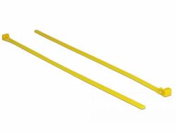 DeLOCK 18761 δεματικό Releasable cable tie Νάυλον Κίτρινο 100 τεμάχια (Delock kabelbÃ¥nd)