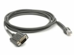 Zebra CBA-R08-S07ZBR σειριακό καλώδιο Γκρι 2,1336 m RS232 DB9 (CABLE RS232 7FT [2M]ST NIXDORF - BEETLE 5V DIRECT PWR W/TTL)