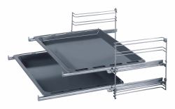 Bosch HEZ438201 ανταλλακτικό και εξάρτημα φούρνου Σχάρνα φούρνου Αλουμίνιο [Αργύλιο] (Telescopic guides Bosch HEZ438201)