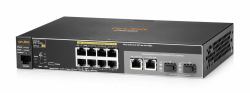 HPE Aruba Networking Aruba 2530 8G PoE+ Διαχειρίσιμος L2 Gigabit Ethernet [10/100/1000] PoE τροφοδοτικού 1U Μαύρος [Μαύρο] (HP 2530 8G POE ETHERNET SWITCH)