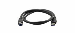 Kramer Electronics 6ft, USB3.0-A - USB3.0-B καλώδιο USB USB 3.2 Gen 1 [3.1 Gen 1] 1,8 m USB A USB B 5 Gbit/s Μαύρος [Μαύρο] (C-USB3/AB-6 - 1.8m USB 3.0 A [M] to B [M] Cable Blue)