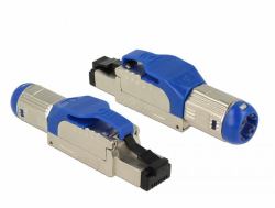DeLOCK 86487 wire connector RJ-45 Blue, Silver (Delock netvÃ¦rk-konnektor - 6.6 cm - me)