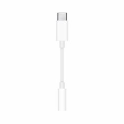 Apple MU7E2ZM/A καλώδιο κινητού τηλεφώνου Λευκός [Άσπρος] 3.5mm USB C (Apple USB-C to 3.5 mm Headphone Jack A)