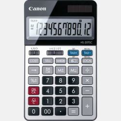 Canon HS-20TSC αριθμομηχανή Επιφάνεια Εργασίας Κομπιουτεράκι Μαύρος [Μαύρο], Άργυρος (Canon HS-20TSC DBL)