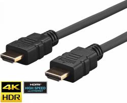 Vivolink PROHDMIHD15-18G καλώδιο HDMI 15 m Μαύρος [Μαύρο] (Pro HDMI Cable 15m Ultra - Flexible HDMI 2.0b 4K - 2K . - Warranty: 144M)