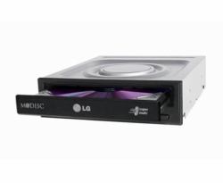 LG GH24NSD5 optical disc drive Internal DVD Super Multi DL Black (Hitachi-LG GH24NSD5.ARAA10B 24x DVDRW with M Disc Internal Optical Drive [OEM])