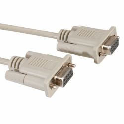 ROLINE 1.8m 9-pin RS232 σειριακό καλώδιο Γκρι 1,8 m 9-pin D-SUB RS232 (Rs232 Cable, Db9 F - F 1.8 M - Warranty: 12M)
