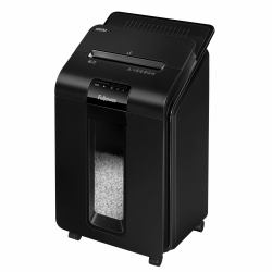Fellowes AutoMax 100M καταστροφέας εγγράφων Τεμαχισμένων σωματιδίων 22 cm Μαύρος [Μαύρο] (Automax 100M Paper Shredder - Particle-Cut Shredding 2...