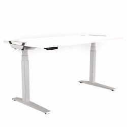 Fellowes Levado Λευκός [Άσπρος] (Fellowes Levado Silver Desk Base and White Worktop 1600mm)