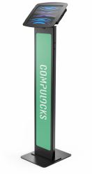 Compulocks 140B211SENB καροτσάκι & βάση πολυμέσων Μαύρος [Μαύρο] Tablet Σταντ πολυμέσων (iPad Pro 11" [1-4th Gen] - Space Enclosure Brandable - Floor ...