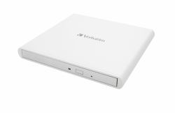 Verbatim 43894 μονάδα οπτικού δίσκου DVD Super Multi DL Λευκός [Άσπρος] (Verbatim External Slimline USB 2.0 DVD Writer White)
