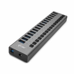 i-tec U3CHARGEHUB16 φορτιστής κινητών συσκευών Παγκόσμιος Γκρι AC Εσωτερικός [Εσωτερικού χώρου] (I-TEC USB 3.0 HUB 16 PORT 90 W - I-TE...