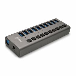 i-tec U3CHARGEHUB10 φορτιστής κινητών συσκευών Παγκόσμιος Γκρι AC Γρήγορη φόρτιση Εσωτερικός [Εσωτερικού χώρου] (I-TEC U...