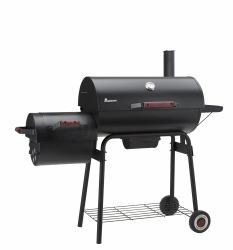 LANDMANN 31426 ψησταριά & γκριλ Grill Βαρέλι Μαύρος [Μαύρο] (LANDMANN KENTUCKY OFFSET SMOKER BBQ)
