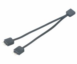 Akasa AK-CBLD08-12BK καλώδιο σήματος 0,12 m Μαύρος [Μαύρο] (Akasa 1-to-2 Addressable RGB LED Splitter Cable)