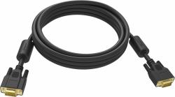 Vision TC 10MVGAP/BL καλώδιο VGA 10 m VGA [D-Sub] Μαύρος [Μαύρο] (10 m VGA cable - gold plated connectors - ferrite cores both ends - VGA [m] to VGA [m] - outer diameter 8.0 mm - ...