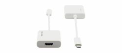 Kramer Electronics ADC-U31C/HF προσαρμογέας καλωδίου βίντεο 0,17 m USB Type-C HDMI Τύπος A [Standard] Λευκός [Άσπρος] (ADC-U31C/HF - USB 3.1 Type&ndash;C ...