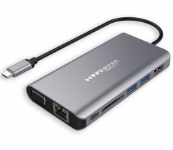 Hypertec ProDock HYP-USBCPD-L2 φορητός σταθμός σύνδεσης & προσομοιωτής θύρας Καλωδιωμένος [Ενσύρματος] USB 3.2 Gen 1 [3.1 Gen 1] Type-C ...