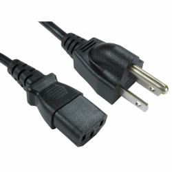 Cables Direct RB-291W καλώδιο ρεύματος Μαύρος [Μαύρο] 2 m C13 σύνδεσμος (CDL 2m US Plug to C13 Mains Lead)