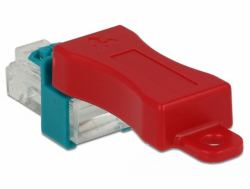DeLOCK 86425 port blocker Port blocker key RJ-45 Red 6 pc[s] (Delock LAN-kabeksikkerhedslÃ¥sesÃ¦t)