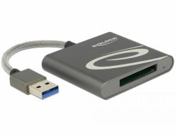 DeLOCK 91583 συσκευή ανάγνωσης καρτών USB 3.2 Gen 1 [3.1 Gen 1] Γκρι (DeLOCK kortlÃ¦ser - USB 3.0)