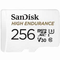 SanDisk High Endurance 256 GB MicroSDXC UHS-I Κατηγορία 10 (256 GB MicroSDXC UHS-I Class - 10 - Warranty: 12M)