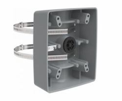 Axis T91B57 Στήριγμα (T91B57 POLE MOUNT GREY - T91B57, Mount, Universal, - Grey, Axis, Stainless steel, 1 pc[s] - Warranty: 60M)