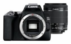 Canon EOS 250D+EF-S 18-55mm Κιτ φωτογραφικής μηχανής SLR 24,1 MP CMOS 6000 x 4000 εικονοστοιχεία Μαύρος [Μαύρο] (Eos 250D + Ef-S 18-55Mm - F/4-5.6 Is ...