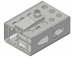 Unicol PGL θήκη προβολέα Μαύρος [Μαύρο] (GUARDBOX ANTI-THEFT ENCLOSURE - 40W X 18H X 52D)