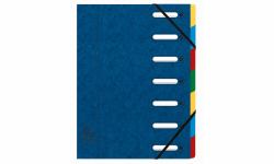 Exacompta 55072E καρτέλα ευρετηρίου Μπλε, Πολύχρωμο (Exacompta Harmonika multipart file A4 7 Part Blue Pack of 8)