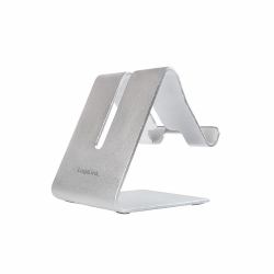 LogiLink AA0122 θήκη Βάση συσκευών Mobile phone/Smartphone, Τάμπλετ/UMPC Αλουμίνιο [Αργύλιο] (Smartphone / Tablet Stand, - aluminum - Warranty: 48M)