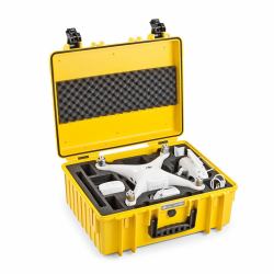 B&W Cases 6000/Y/DJI4P θήκη κάμερας drone Σκληρή θήκη Κίτρινο (B&W International type 6000 Storage Case [Case] for Drone, Accessories, Monitor, Remote Control, Battery)