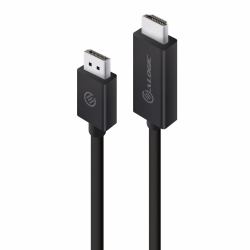 ALOGIC ELDPHD-02 καλώδιο σήματος 2 m Μαύρος [Μαύρο] (ALOGIC 2M DISPLAYPORT TO HDMI - CABLE - MALE TO MALE - ELEMENTS)