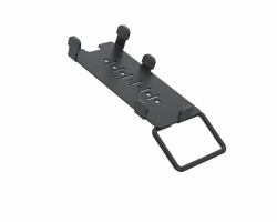 Ergonomic Solutions SpacePole Payment VeriFone V200c/V400c MultiGrip™ [with handle] (MULTIGRIP PLATE WITH HANDLE FOR - VERIFONE V200C BLACK)
